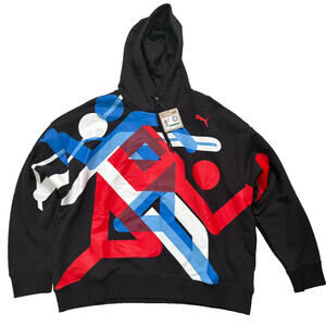 Puma Olympic Village Graphic Pullover Hoodie